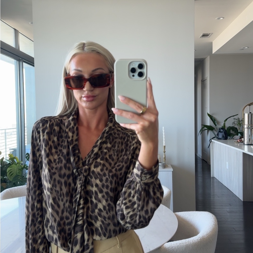 Leopard Print Blouse